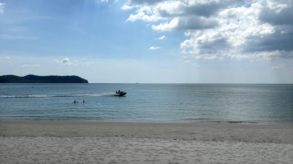 Kilean und Alex auf dem Jetski